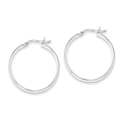 Hinged Earrings Sterling Silver Rhodium-plated QE8145, MPN: QE8145, 883957519647