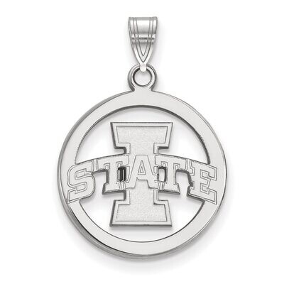 Iowa State University Sm Pendant in Circle Sterling Silver SS011IAS, MPN: SS011IAS, 886774686394