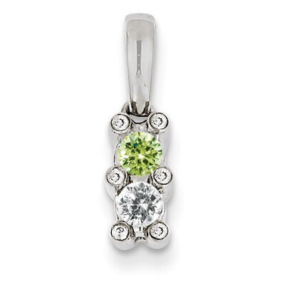 2 Birthstones Family Jewelry Diamond Semi-Set Pendant 14k White Gold XMPW31/2, MPN: XMPW31/2, 88395…