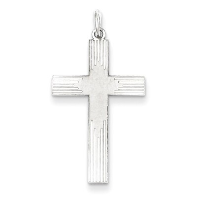 Cross Pendant Laser Designed Sterling Silver QXR259, MPN: QXR259, 883957522975