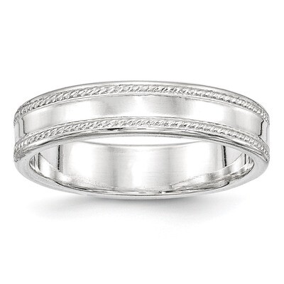 5mm Design Edge Band - Sterling Silver QDEB050 by Chisel, MPN: QDEB050, 883957920986