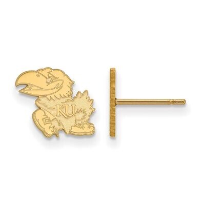 University of Kansas x-Small Post Earring 10k White Gold 1Y008UKS, MPN: 1Y008UKS, 886774806051