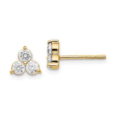 Diamond Vs/Si D E F Earrings 14k Yellow Gold True Origin Lab Grown EM1000-075-YLD, MPN: EM1000-075-…