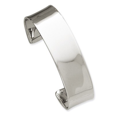 18.5mm Polished Bangle 14k White Gold DB567, MPN: DB567, 886774094908