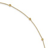 Leslie&#39;s with 1 inch Extender Anklet 14k Polished Gold HB-LF1112-10, MPN: LF1112-10, 191101754159