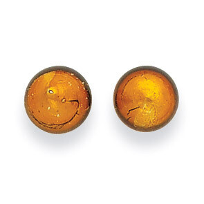 Gold Color Murano Glass Earrings Sterling Silver MUR76, MPN: MUR76, 883957581743