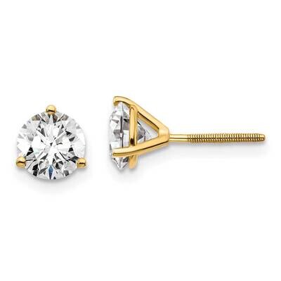 1 1/2Ctw Vs/Si, D E F, Lab Grown Diamond 3 Prg Screwbk Earring 14k Gold EM1007S-150-LD, MPN: EM1007…