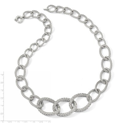 Leslie&#39;s Woven Necklace Sterling Silver HB-QLF844-22, MPN: QLF844-22, 191101639081