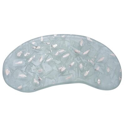 Annieglass Elements Pond Appetizer Tray Platinum, MPN: EL201P, UPC: