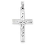 INRI Crucifix Charm 14k White Gold XR502, MPN: XR502, 191101544378