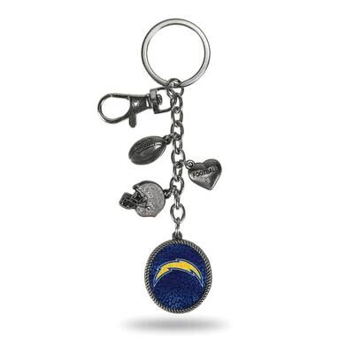 NFL LA Chargers Sparo Charm Key Ring GC6940, MPN: GC6940, 767345693617