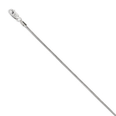 Leslie&#39;s Snake Chain 24 Inch - 14k White Gold HB-1562-24, MPN: 1562-24, 886774995786