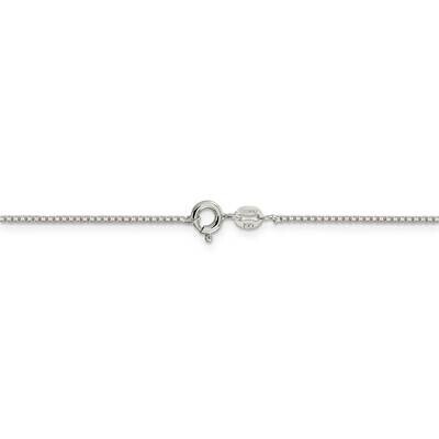 22 Inch 1.15mm 8 Side Diamond Cut Box Chain Sterling Silver QBR022-22, MPN: QBR022-22, 886774122311