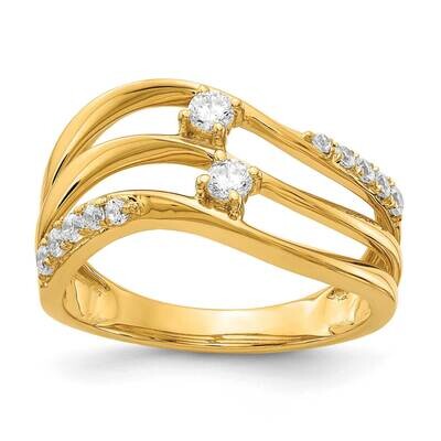 Si1/Si2, G H I, Ring 14k Yellow Gold Lab Grown Diamond RM4243-033-7YLG, MPN: RM4243-033-YA, 8839572…