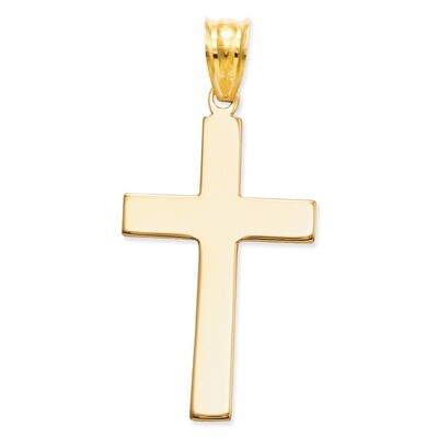 Cross Pendant 14k Gold Polished XR101, MPN: XR101, 883957977911