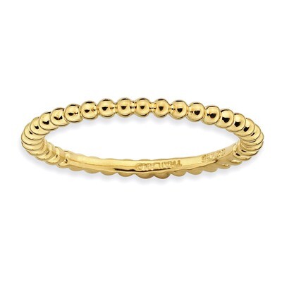 Gold-plated Ring - Sterling Silver QSK190, MPN: QSK190, 883957133812