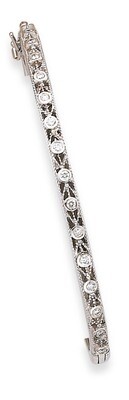 Oval Bangle Bracelet Mounting 14k White Gold XB188, MPN: XB188,