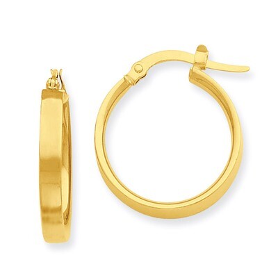 Hoop Earrings 14k Gold PRE552, MPN: PRE552, 883957325910