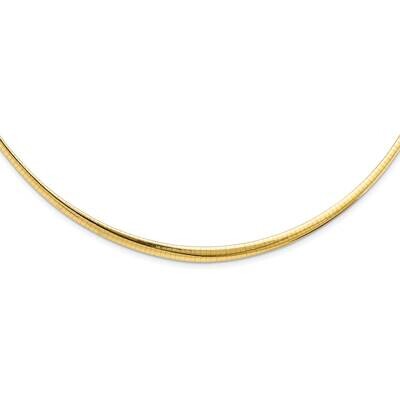 Leslie&#39;s Two-tone Graduated Reversible Omega 14k Gold HB-LF1499-18, MPN: LF1499-18, 191101738807