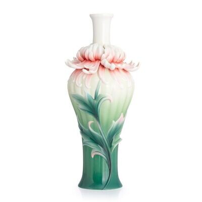 Franz Porcelain Chrysanthymum Mid Size Vase FZ02840, MPN: FZ02840,