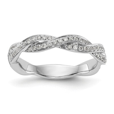 Diamond Wedding Band 14k White Gold RM2577B-036-WAA, MPN: RM2577B-036-WAA, 883957856353