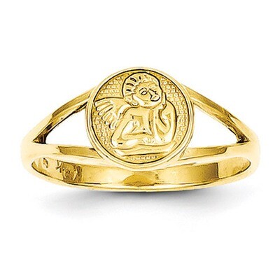 Angel Ring 14k Gold Polished R422, MPN: R422, 191101370274