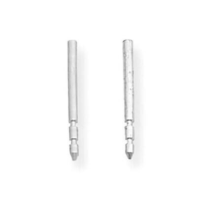 Small Guardian Post Earring Setting 18k White Gold 8W666, MPN: 8W666,
