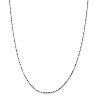 22 Inch 1.5mm Curb Chain Sterling Silver QCB045-22, MPN: QCB045-22, 886774123684