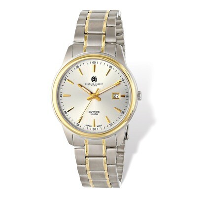 Charles Hubert Two-Tone Titanium 30mm Watch Ladies XWA4865, MPN: XWA4865, 848870006476