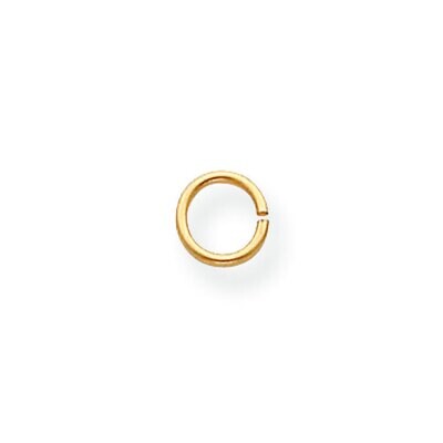 20 Gauge 6.1mm Round Jump Ring Setting 14k Yellow Gold YG2858, MPN: YG2858,