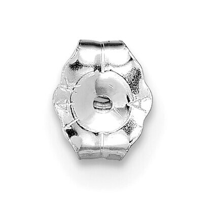 Medium Friction Earring Nut 14k White Gold WG2709, MPN: WG2709,