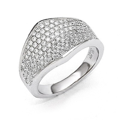 Ring Sterling Silver &amp; Cubic Zirconia QMP169, MPN: QMP169, 886774165400