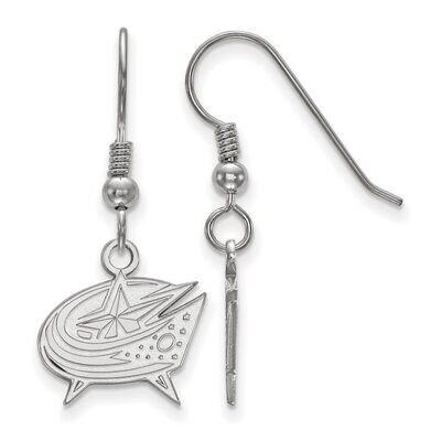 Columbus Blue Jackets Small Dangle Earring Wire Sterling Silver SS003BJA, MPN: SS003BJA, 8867749570…