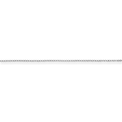 18 Inch 1.5mm &amp; 2 Inch Extension Rolo Chain Sterling Silver Rhodium-plated QFC103RH-18, MPN: QFC103…