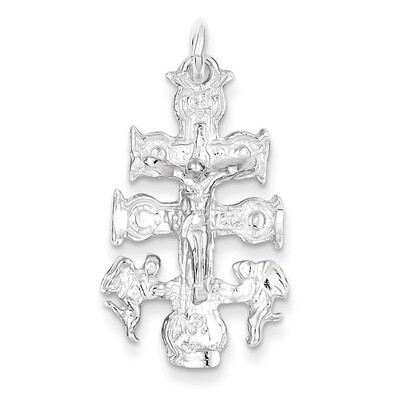 Cara Vaca Crucifix Pendant Sterling Silver QC2911, MPN: QC2911, 883957281353