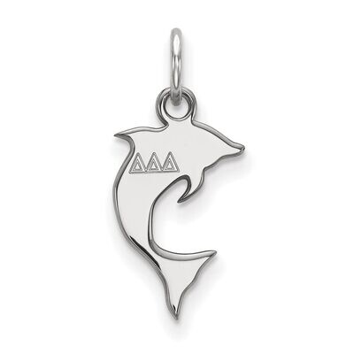 Delta Delta Delta Extra Small Pendant Sterling Silver SS034DDD, MPN: SS034DDD, 886774606873