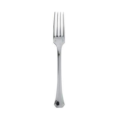 Sambonet deco table fork 8 1/8 inch - silverplated on 18/10 stainless steel, MPN: 52703-08, 7909559…