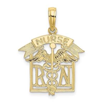 Registered Nurse Charm 10k Gold 10D1234, MPN: 10D1234,
