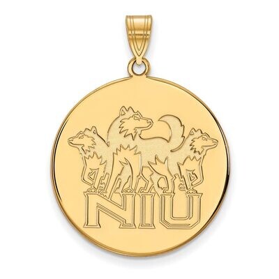 Northern Illinois University x-Large Disc Pendant 10k Yellow Gold 1Y037NIU, MPN: 1Y037NIU, 88677481…