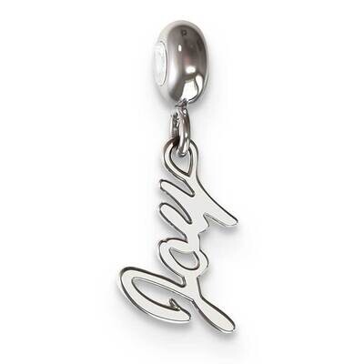 Memi Joy Charm Sterling Silver Rhodium-plated ME119-SS, MPN: ME119-SS,