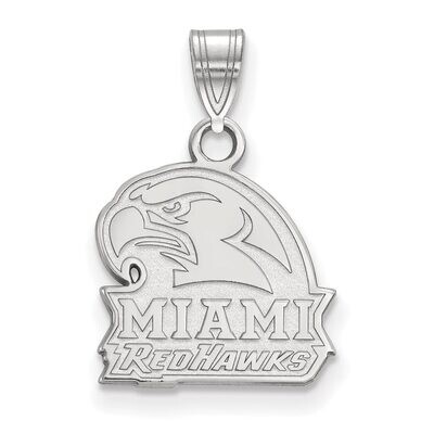 Miami University Small Pendant Sterling Silver SS020MU, MPN: SS020MU, 886774689845