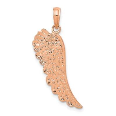 Angel Wing Pendant 14k Rose Gold D3723R, MPN: D3723R, 196904089163
