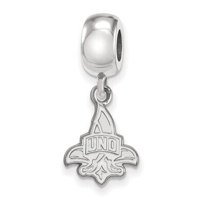 University of New Orleans Bead Charm Small Dangle Sterling Silver SS016UNO, MPN: SS016UNO, 88677472…