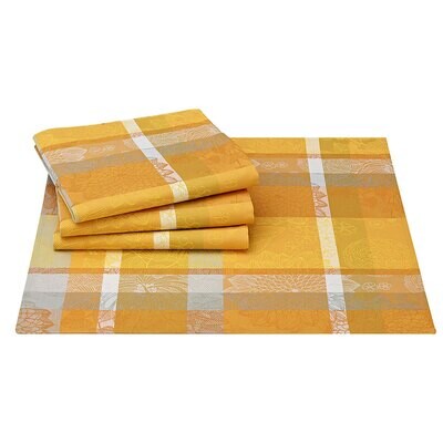 Le Jacquard Napkin Marie Galante Pineapple 58 x 58 100% Cotton 26533 Set of 4, MPN: 26533, 36602692…