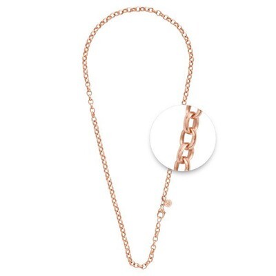Nikki Lissoni Rose Gold-Plated 4mm X 48cm 19in Chain NR03RG48, MPN: NR03RG48, 8718627463727