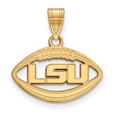 Louisiana State University Pendant in Football Gold-plated Silver GP012LSU, MPN: GP012LSU, 88677491…