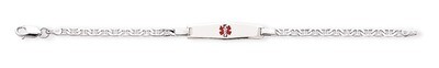 Children&#39;s Medical ID Anchor Link Bracelet Sterling Silver XSM58-6, MPN: XSM58-6, 883957274638