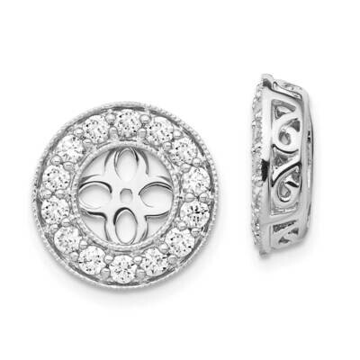 Diamond Vs/Si D E F Earring Jackets 14k White Gold True Origin Lab Grown EM1003-100-WLD, MPN: EM100…