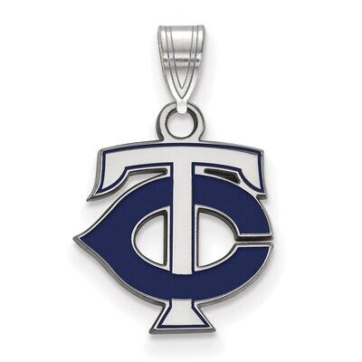 Minnesota Twins Small Enamel Pendant Sterling Silver SS010TWN, MPN: SS010TWN, 886774626147