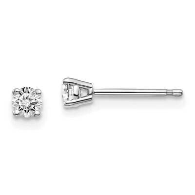 1/5ctw Certified VS/SI D E F Lab Grown Diamond 4-Prong Earrings 14k White Gold EM1006-020C-WLD, MPN…
